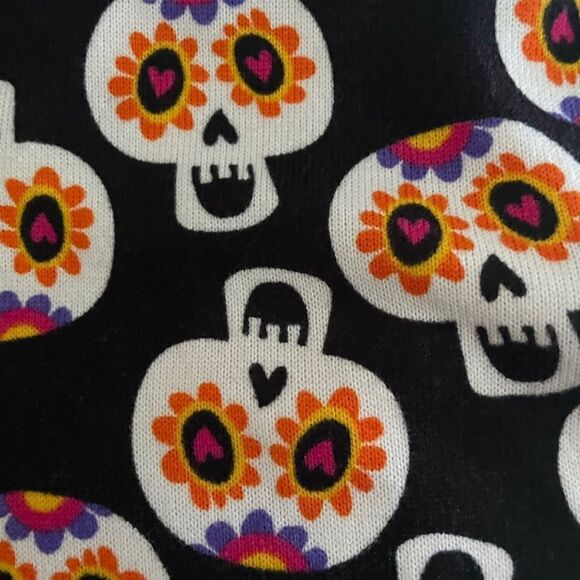 Women’s Super soft Night Pants With Mushroom Skulls Size Small René Rofé - Picture 4 of 4